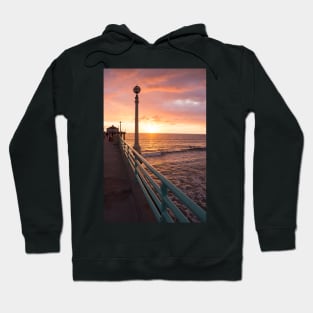 Sunset at Manhattan Beach Hoodie